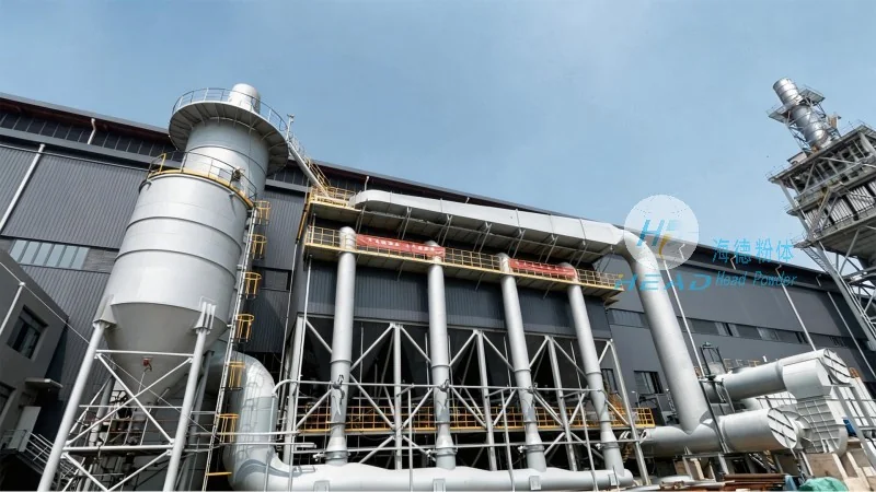 Proyek Pengiriman Pneumatik dengan Tekanan Positif untuk Serbuk Silika bagi Perusahaan Elektronik di Dongguan, Guangdong
