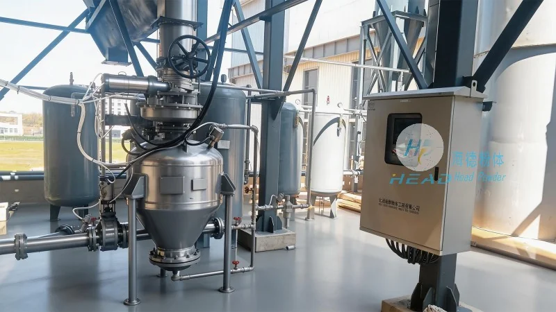 Studi Kasus Proyek Pengangkutan Pneumatik Berkontak Nitrogen Oksida Kobalt Litium untuk Perusahaan Baterai Litium di Chengdu, Sichuan