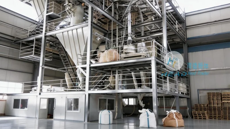 Studi Kasus Proyek Pengangkutan Pneumatik dengan Tekanan Negatif Kalsium Karbonat di Perusahaan Material Bangunan di Ma'anshan, Anhui