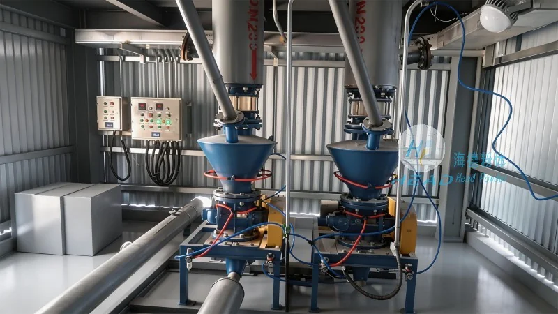 Studi kasus proyek transportasi pneumatik fase larutan makanan ikan untuk perusahaan pakan air di Beihai, Guangxi
