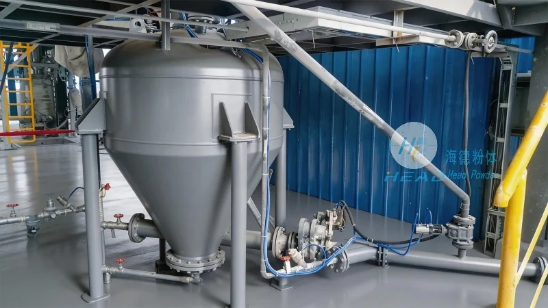 Studi kasus proyek transportasi pneumatik fase larutan makanan ikan untuk perusahaan pakan air di Beihai, Guangxi