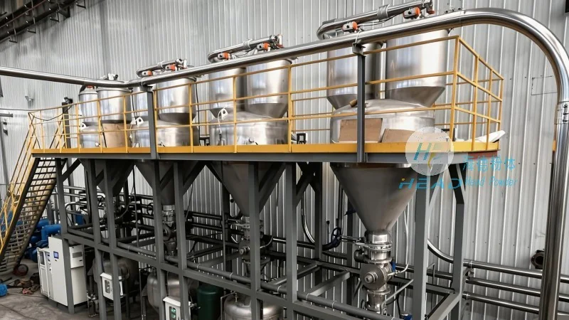 Kasus Proyek Pengangkutan Pneumatik Berupa Fase Encer dari Potongan Plastik untuk Perusahaan Plastik di Tianjin